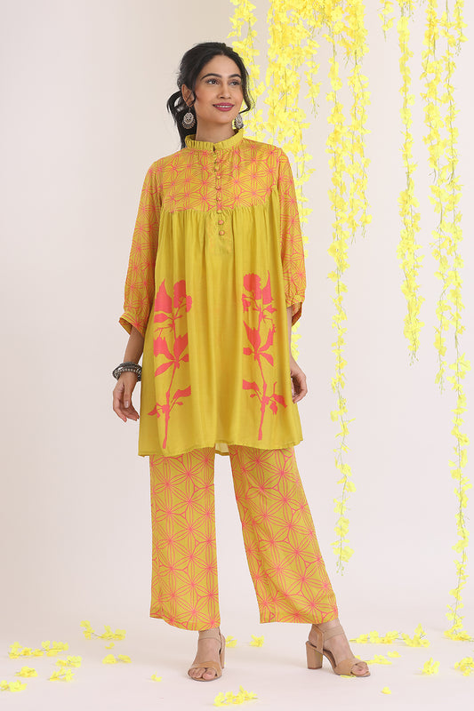Ochre Yellow Coord Set