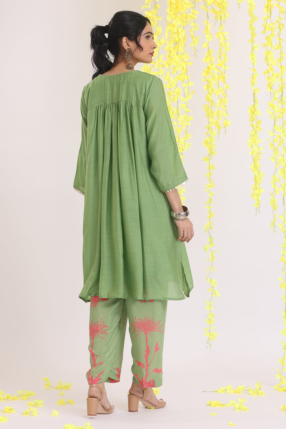Green Kurta Set