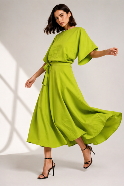 Dress - Lime Green