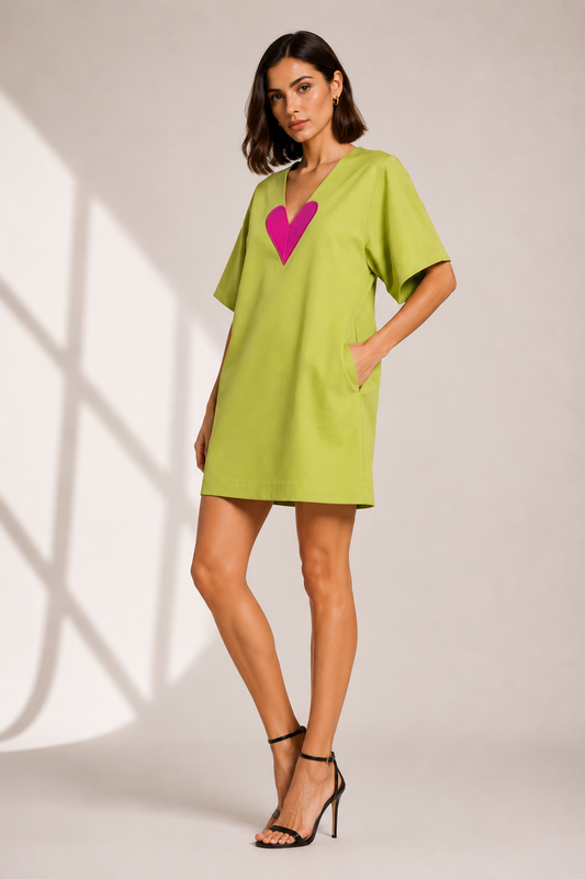 Dress - Lime Green