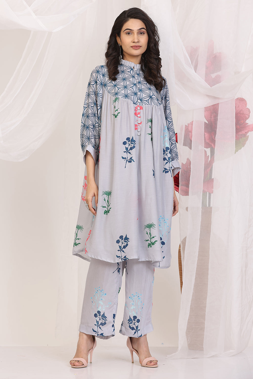 Coord set  Grey Jaal