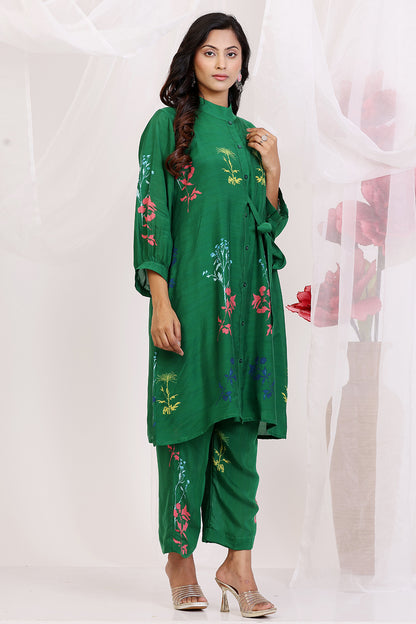 Emerald Green Coord Set