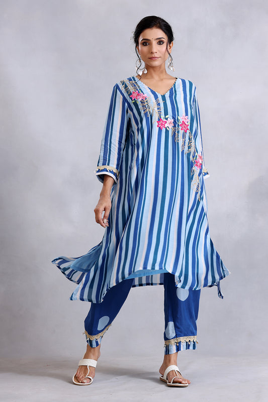 Kurta Set  Blue
