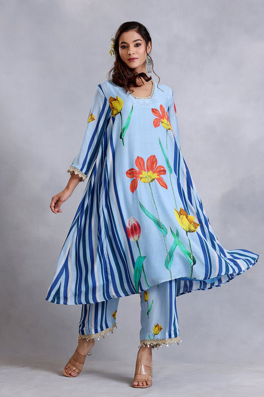 Blue Kurta Set