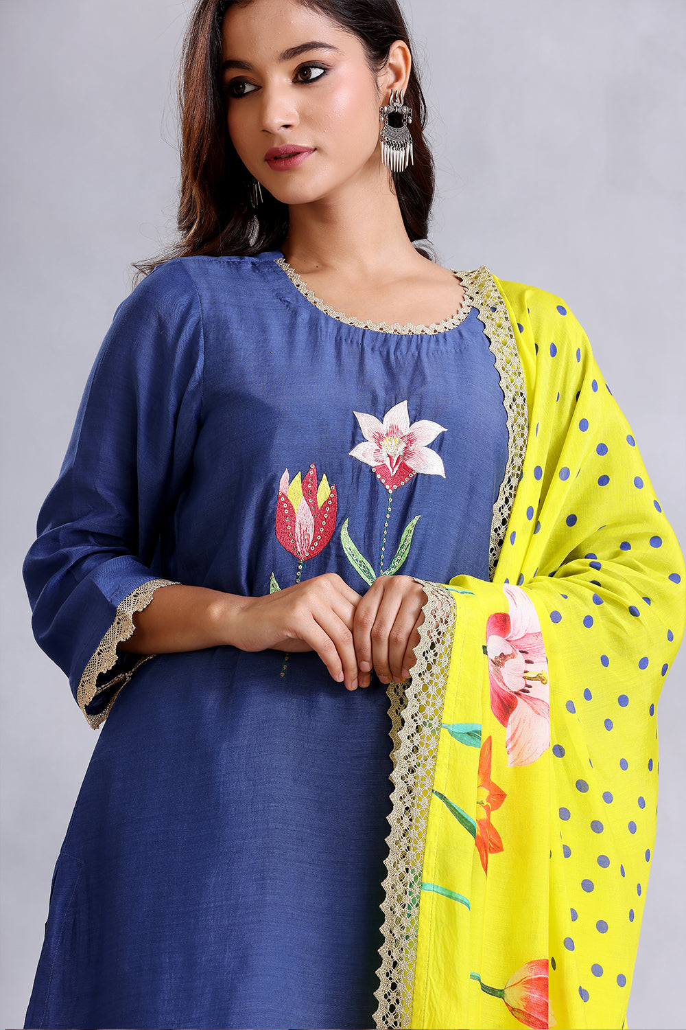 Royal Blue Kurta Set