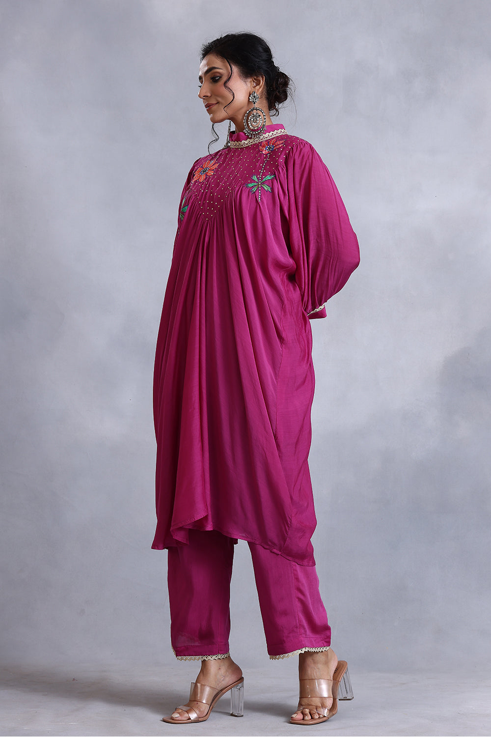 Kurta Set  Burgandy