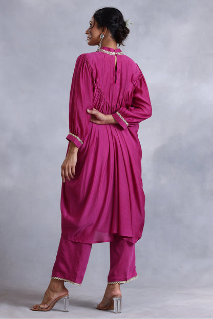Kurta Set  Burgandy