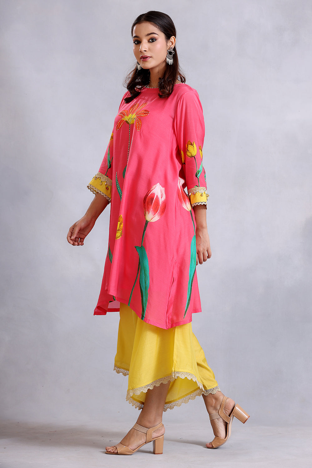 Kurta Set Coral Pink