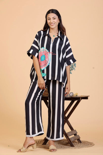 Black And White Coord Set
