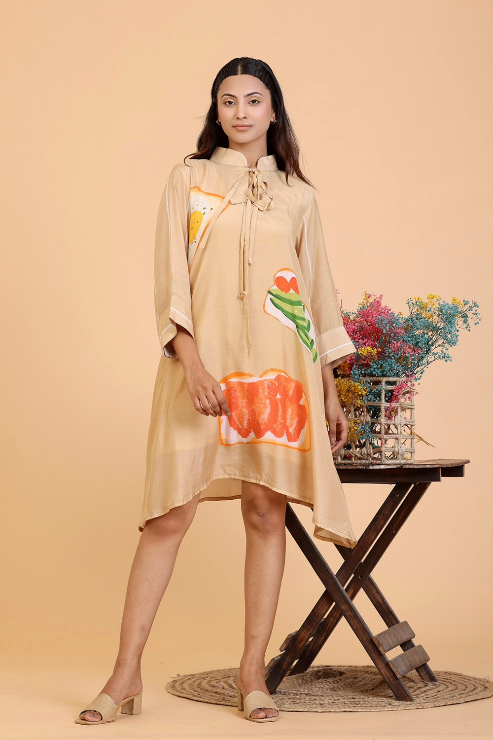 Golden Beige Dress